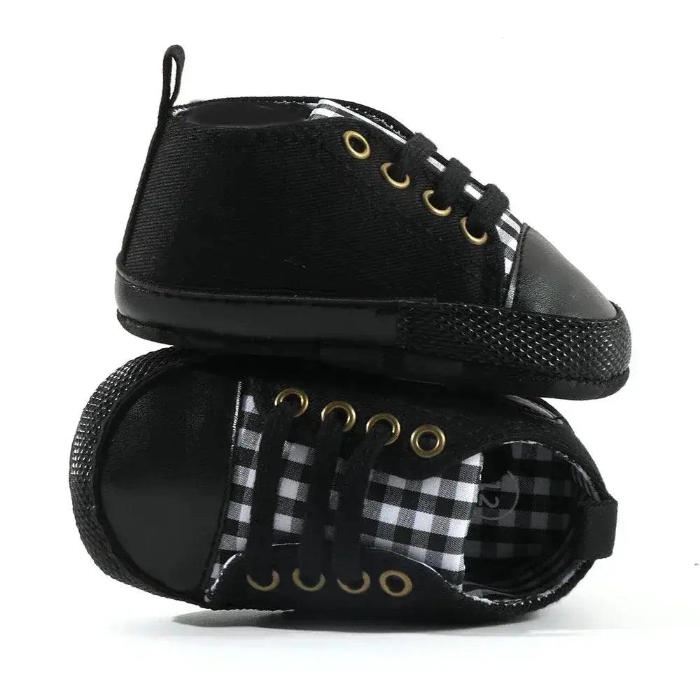  Star Print Canvas Baby Sneakers First Walkers Anti Slip -  ToylandEU™