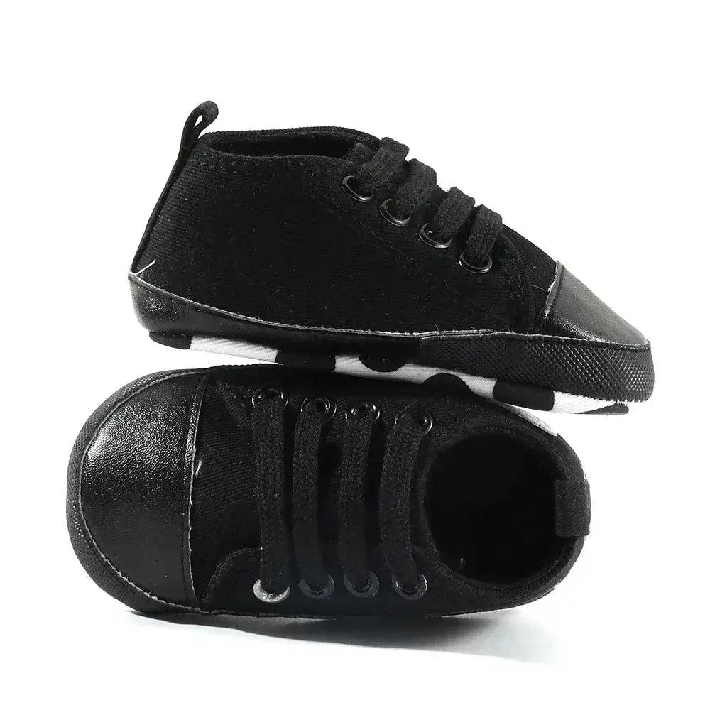  Star Print Canvas Baby Sneakers First Walkers Anti Slip -  ToylandEU™