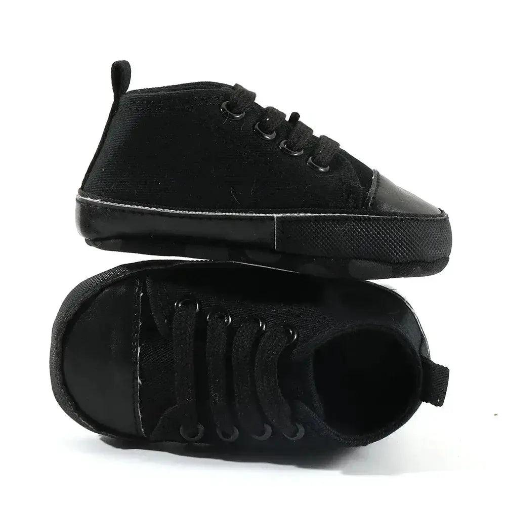  Star Print Canvas Baby Sneakers First Walkers Anti Slip -  ToylandEU™