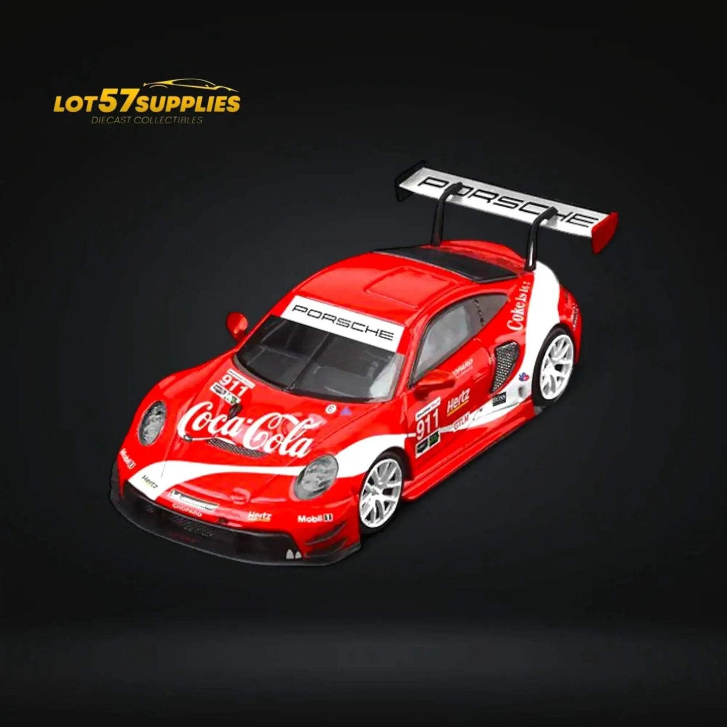 Star Race Porsche 911 GT3 Diecast Model Coca Cola Livery - ToylandEU