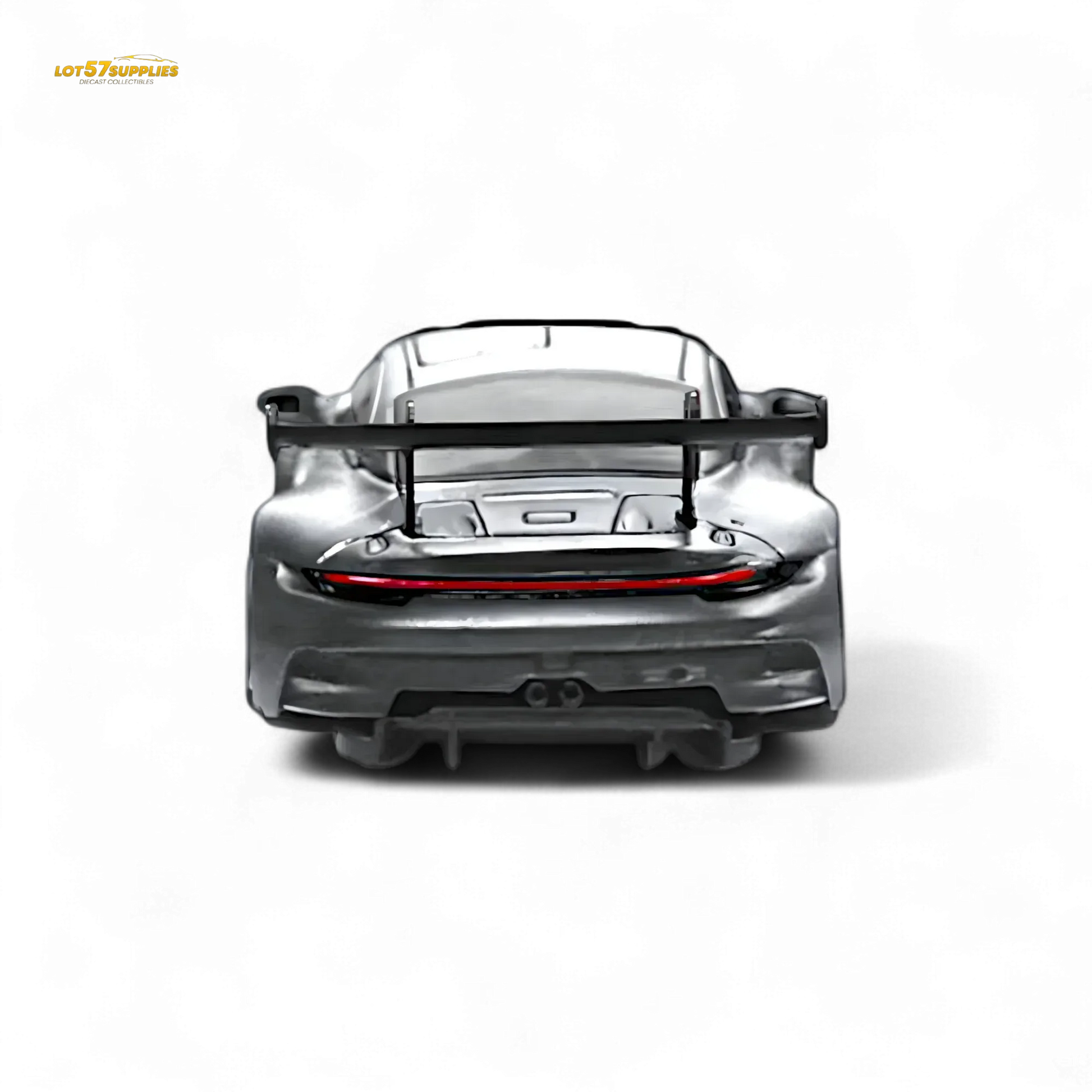 STAR RACE Porsche 911 GT3 Matte Silver Racing 1:64 - ToylandEU