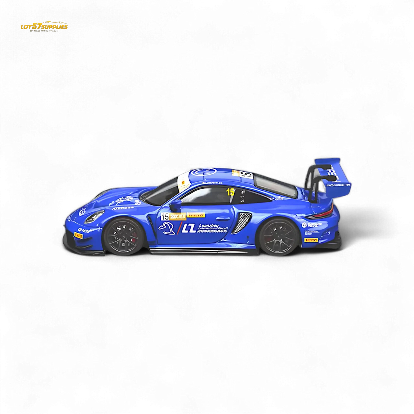 SR STAR RACE Porsche 911 GT3 Racing Blue No.15 Racing 1:64 - ToylandEU