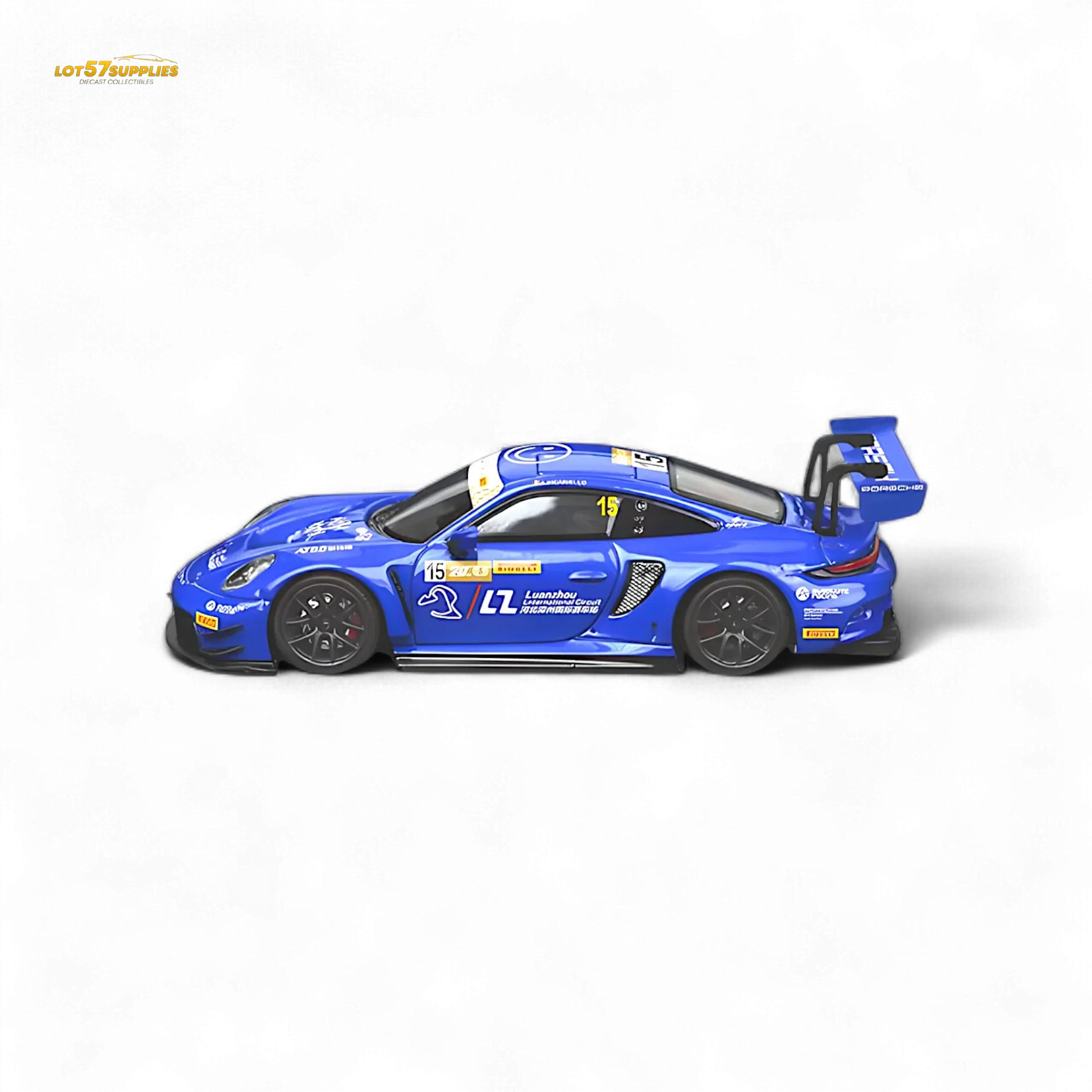 SR STAR RACE Porsche 911 GT3 Racing Blue No.15 Racing 1:64 - ToylandEU