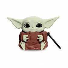 Star Wars Airpod Case Mandalorian Baby Yoda Grogu Silicon bumper keychain - Minifigure Toys