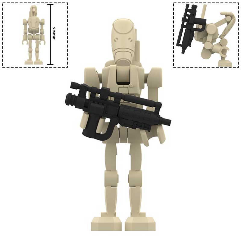 Star Wars Battle Droid | Clone Wars Brick Compatible | Toylandeu™