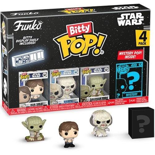  Star Wars Bitty Pop Han Solo Mini Figure Set 4 Pack Chase -  ToylandEU™