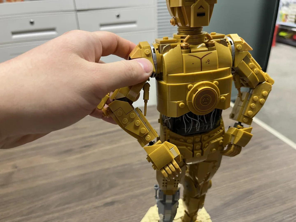 Star Wars Block Figure | Golden Humanoid | Toylandeu™