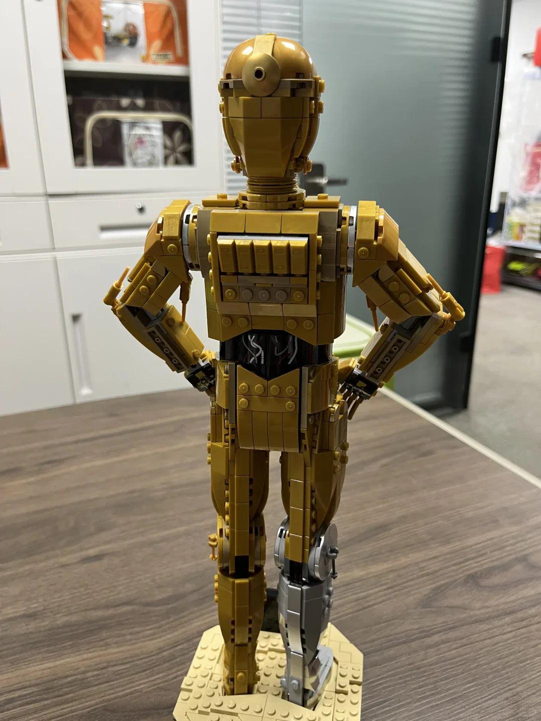 Star Wars Block Figure | Golden Humanoid | Toylandeu™