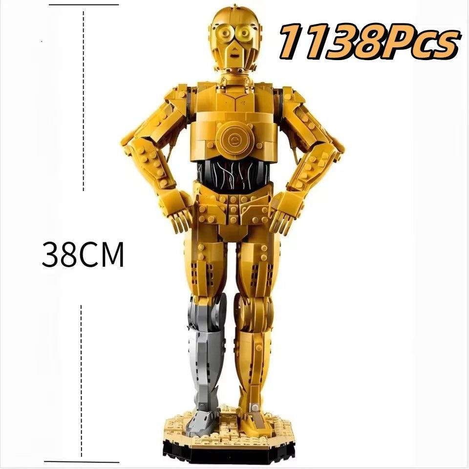 Star Wars Block Figure | Golden Humanoid | Toylandeu™