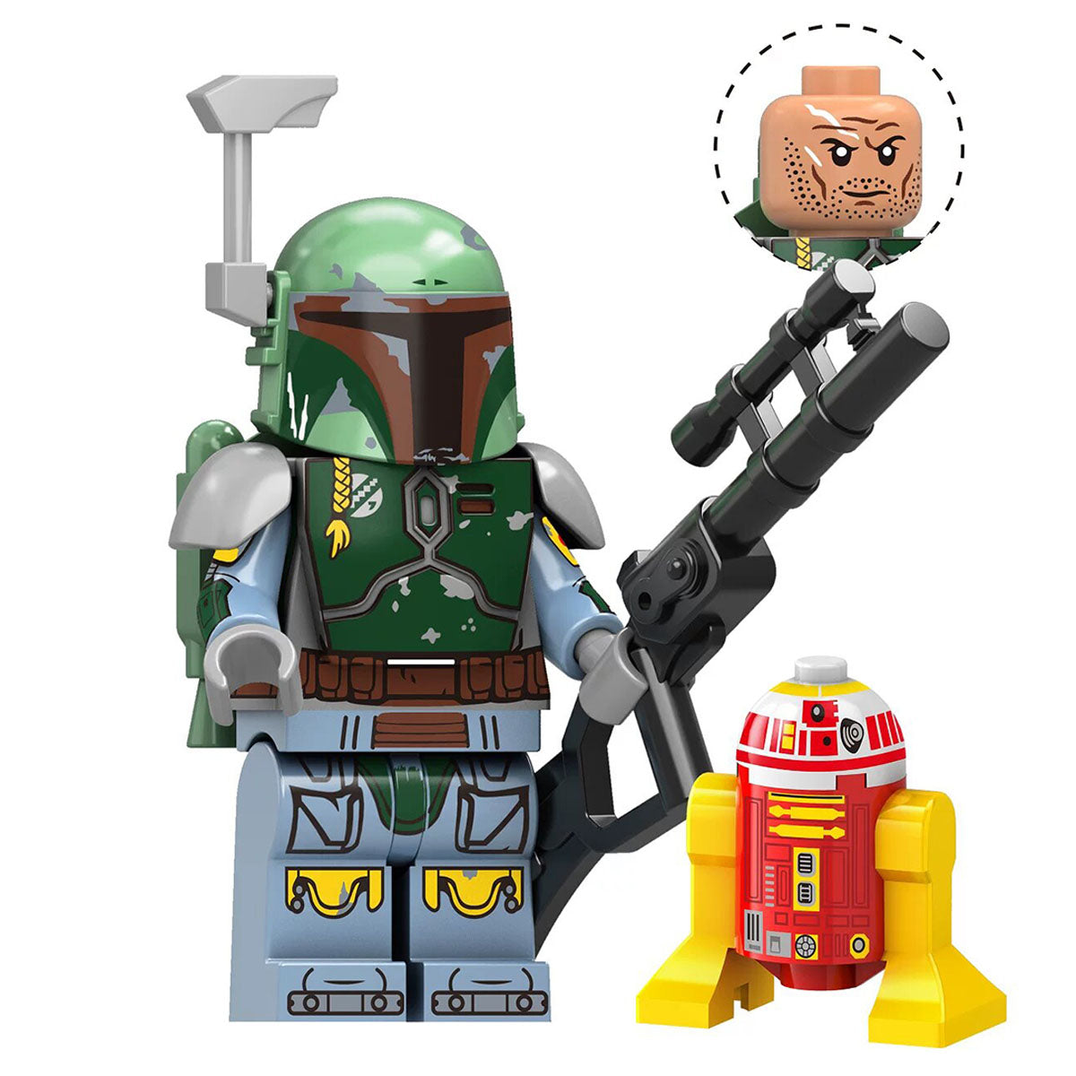 Star Wars Boba Fett Minifigure | LEGO Compatible | Toylandeu™