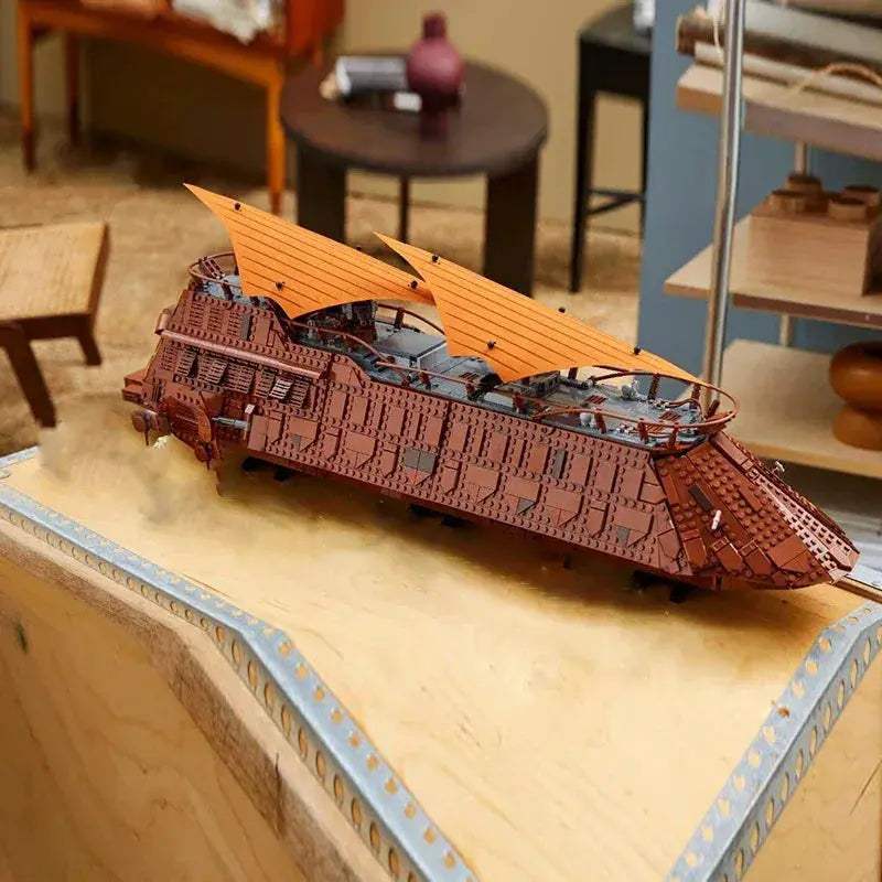 Star Wars Brick Model Sail Barge Puzzle Set Highly Detailed - ToylandEU