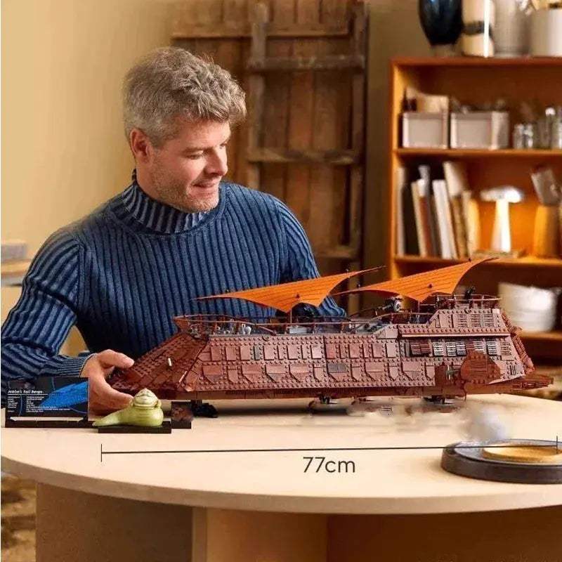 Star Wars Brick Model Sail Barge Puzzle Set Highly Detailed - ToylandEU