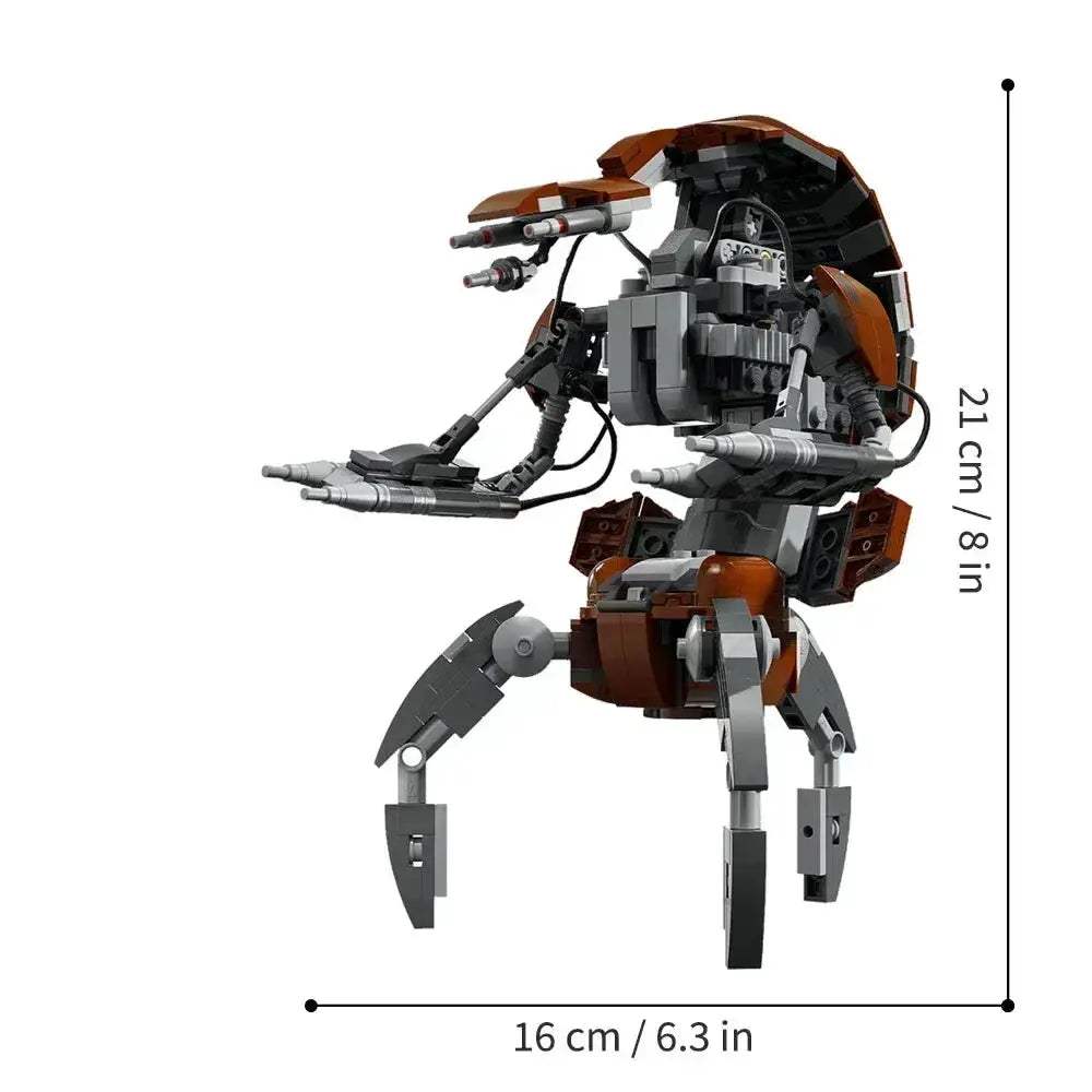 Star Wars Buildable Droideka Spaceship Model Blocks 75381 Compatible - ToylandEU