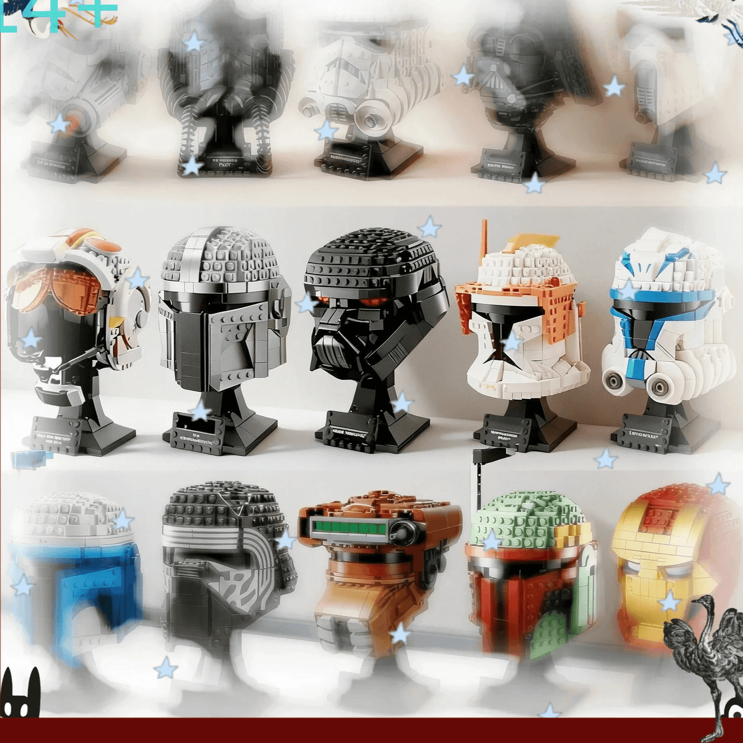 Star Wars Building Blocks Mandalorian TIE Set Toylandeu