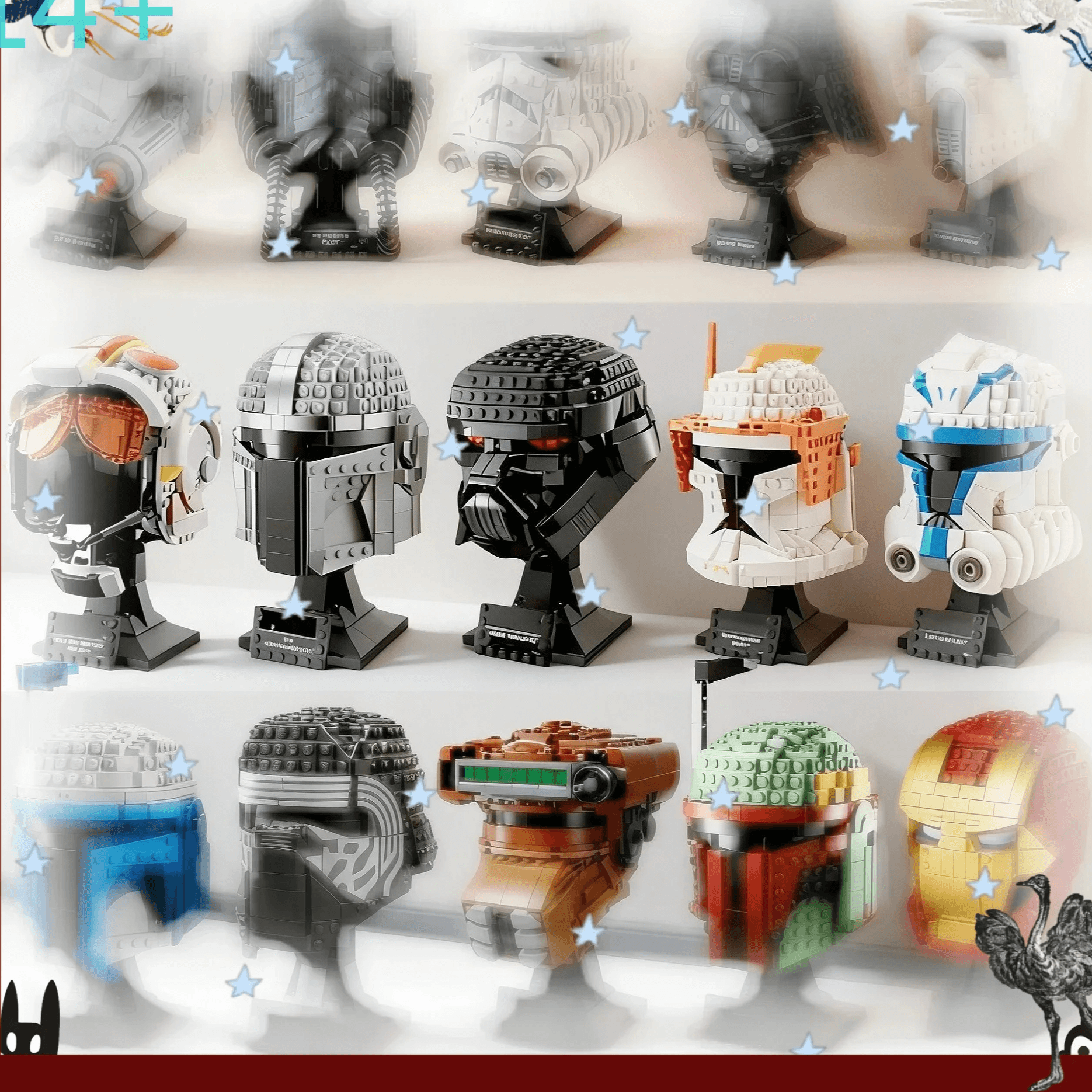 Star Wars Building Blocks Mandalorian TIE Set Toylandeu