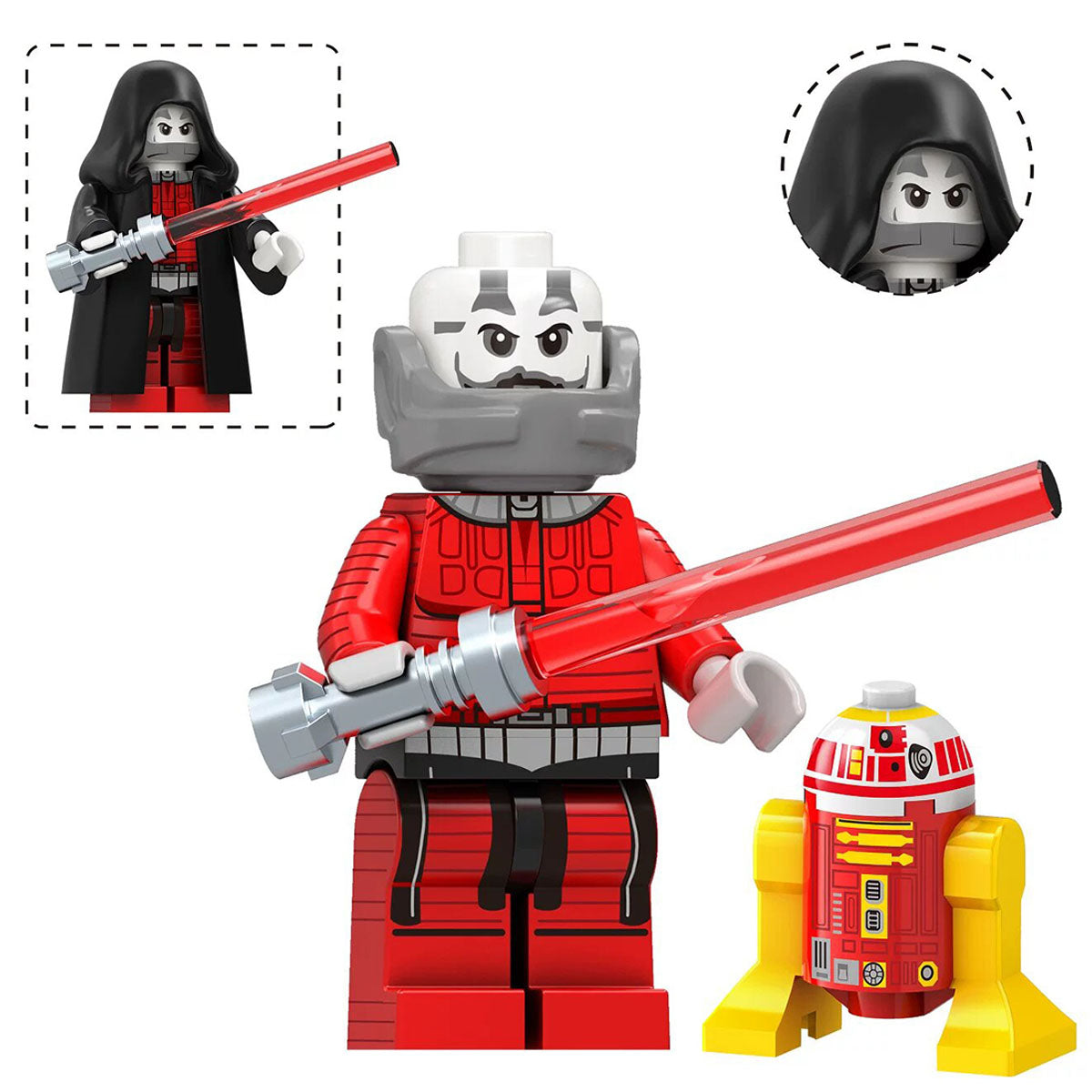 Star Wars Darth Malak Minifigure | LEGO Compatible | Toylandeu™
