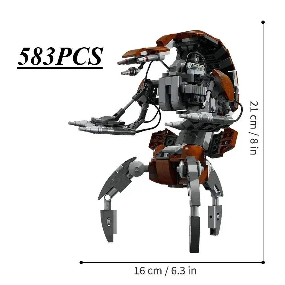Star Wars Droideka Lego Compatible Blocks Set Ideal Gift - ToylandEU