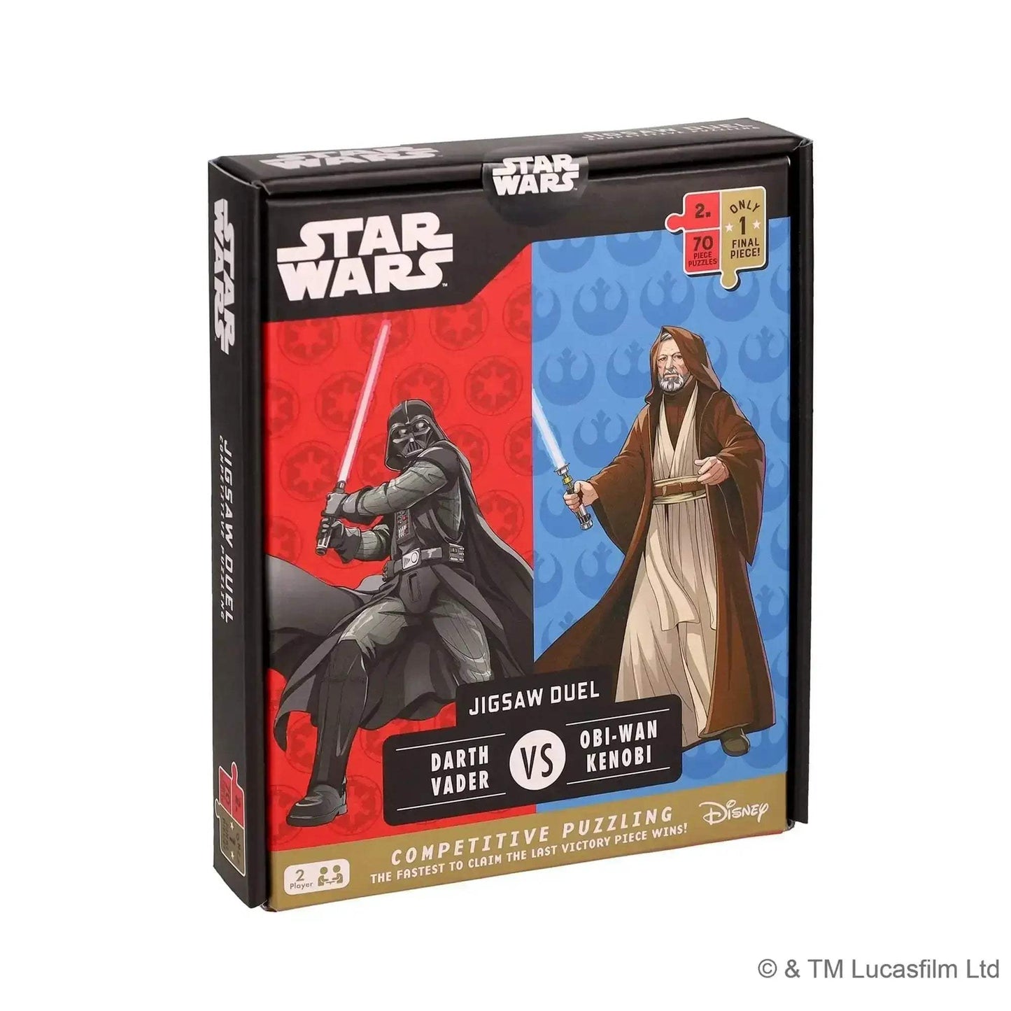 Star Wars Kenobi Vs Vader Interlocking Duel Puzzles Set - ToylandEU