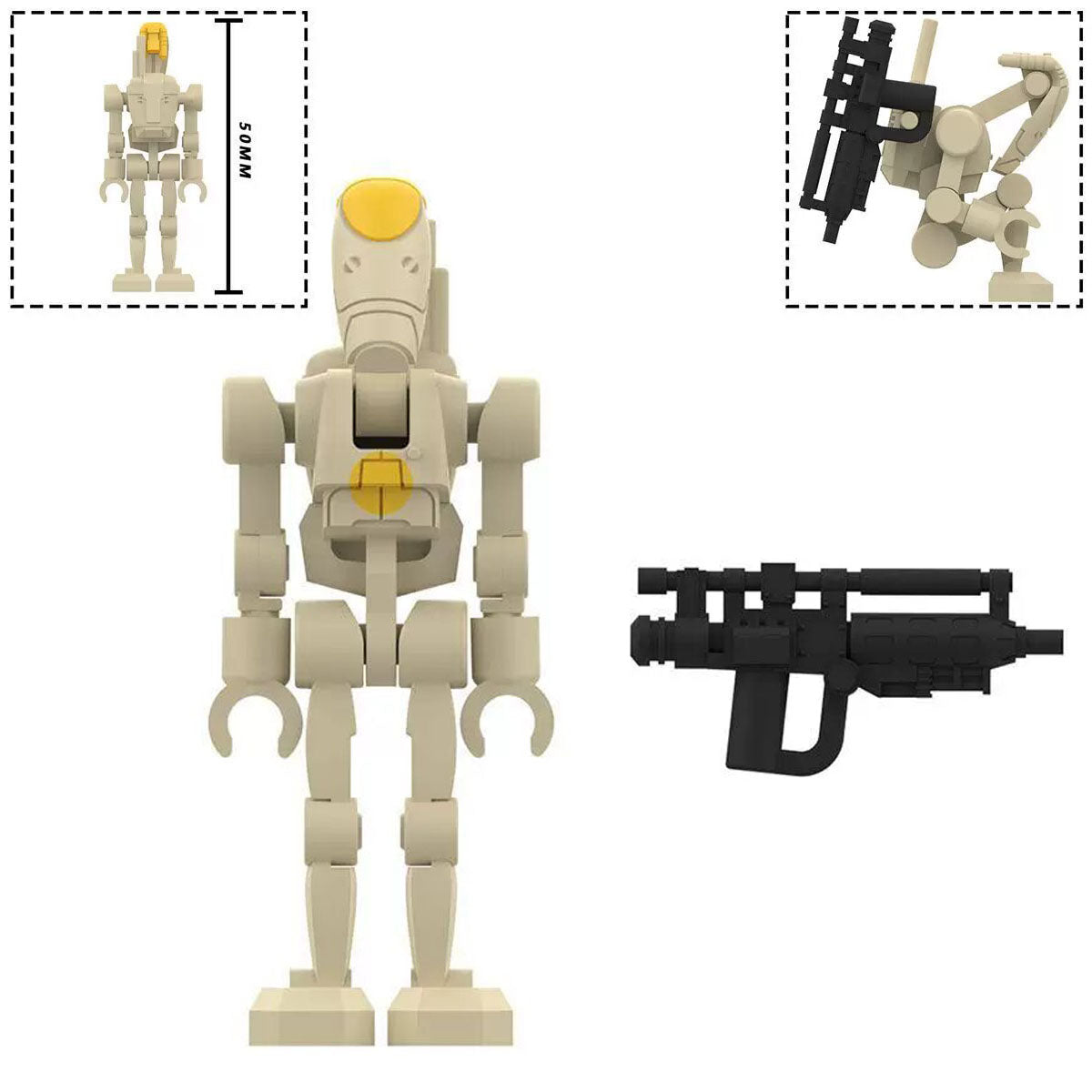 Star Wars Minifigure | Battle Droid Commander | Toylandeu™