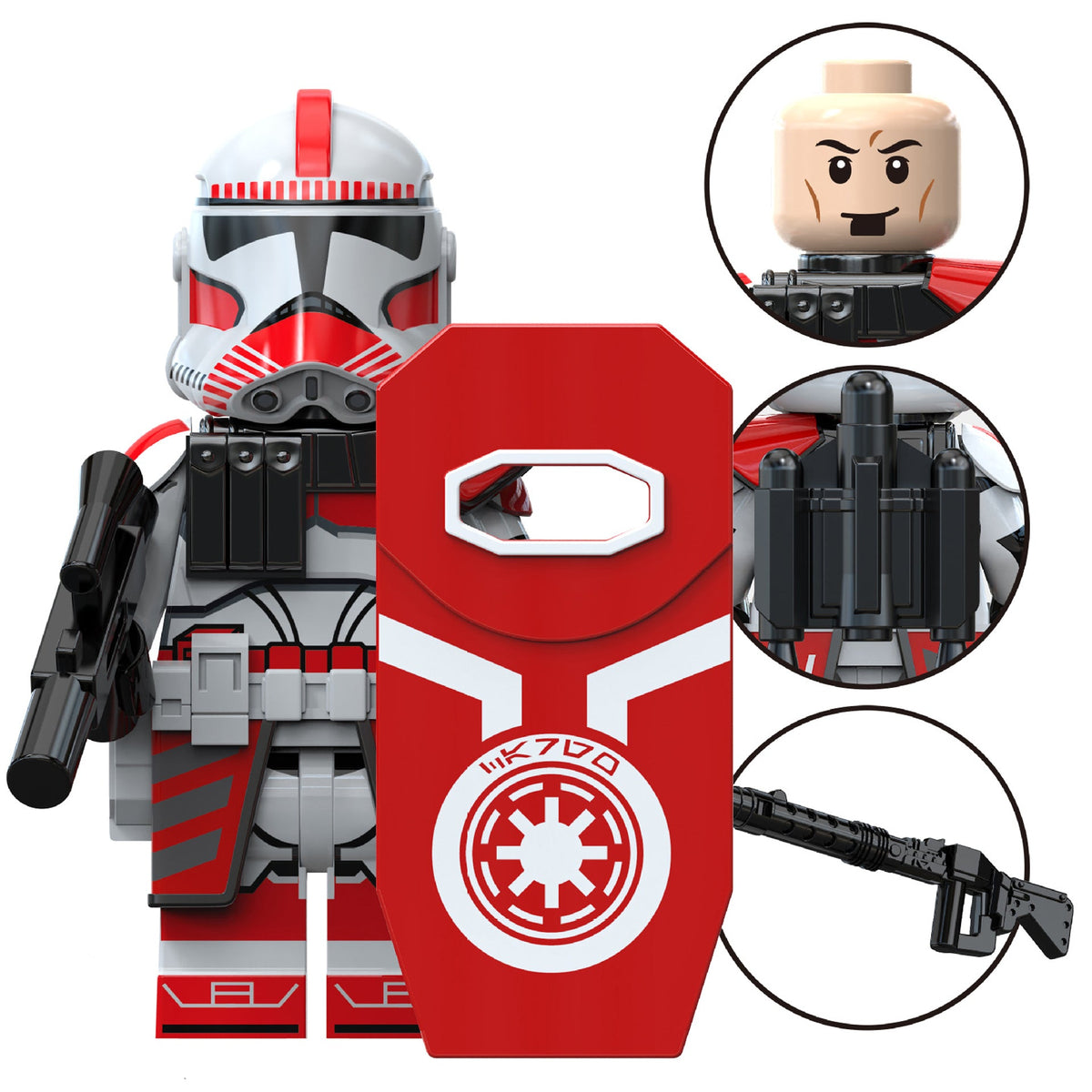 Star Wars Minifigure | Clone Trooper Fox | Toylandeu™