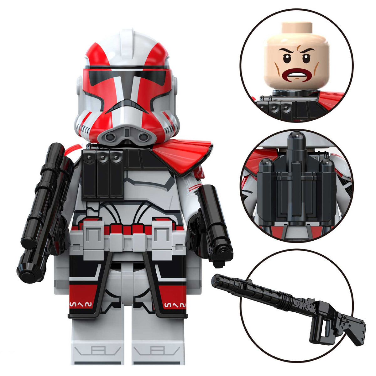 Star Wars Minifigure | Commander Grey | Toylandeu™