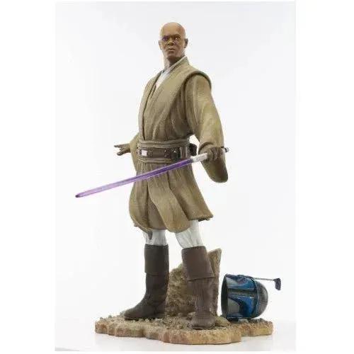 Star Wars Mace Windu Statue Premier Collection Geonosis Battle Edition - ToylandEU