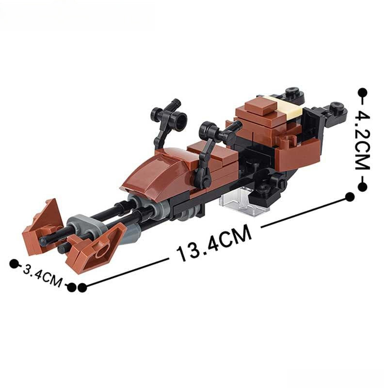 Star Wars Speeder Bike Minifigure | Brick Compatible | Toylandeu™