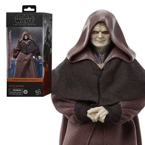 Star Wars The Black Series Darth Sidious 6-Inch Action Figure - ToyShnip