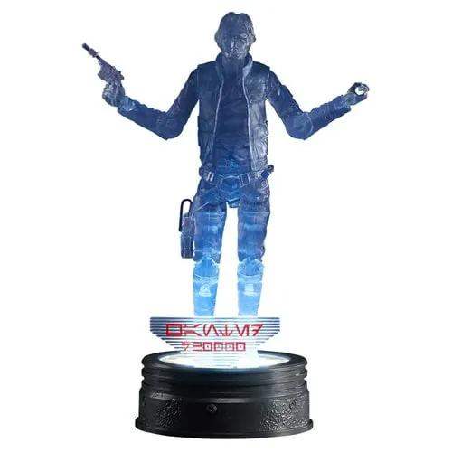 Star Wars The Black Series Holocomm Collection Han Solo 6-Inch Action Figure with Light-Up Holopuck - ToyShnip