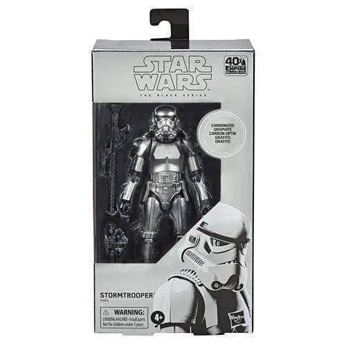 Star Wars Carbonized Stormtrooper Shiny Armor Action Figure - ToylandEU