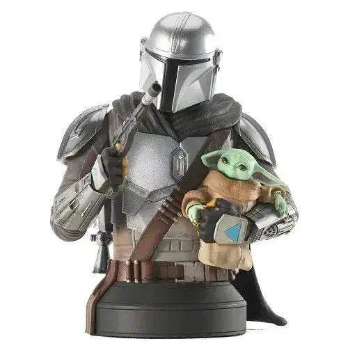 Star Wars Mandalorian Bust With Grogu One Sixth Scale Detailed - ToylandEU