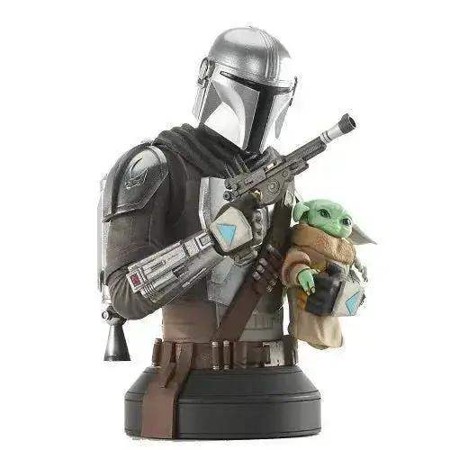 Star Wars Mandalorian Bust With Grogu One Sixth Scale Detailed - ToylandEU