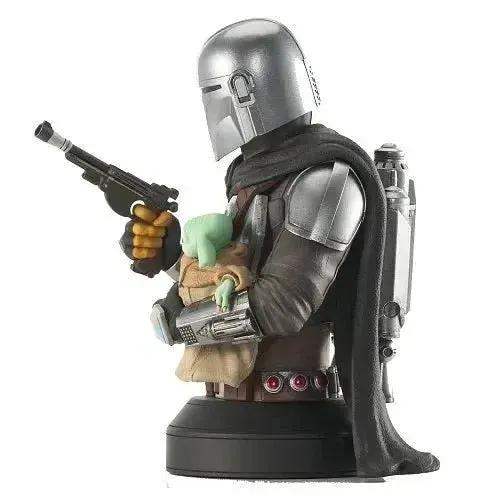 Star Wars Mandalorian Bust With Grogu One Sixth Scale Detailed - ToylandEU