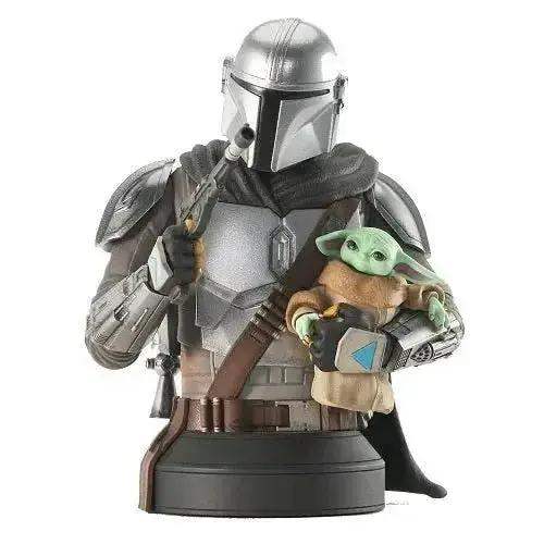 Star Wars Mandalorian Bust With Grogu One Sixth Scale Detailed - ToylandEU
