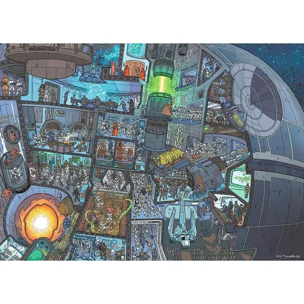 Star Wars Where's Wookie 1000 Piece Jigsaw Puzzle Ravensburger - ToylandEU