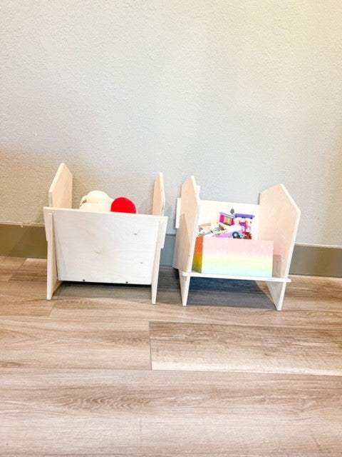 Stackable Storage Cubes | Baltic Birch Plywood | Set Of 2 | Minimalist