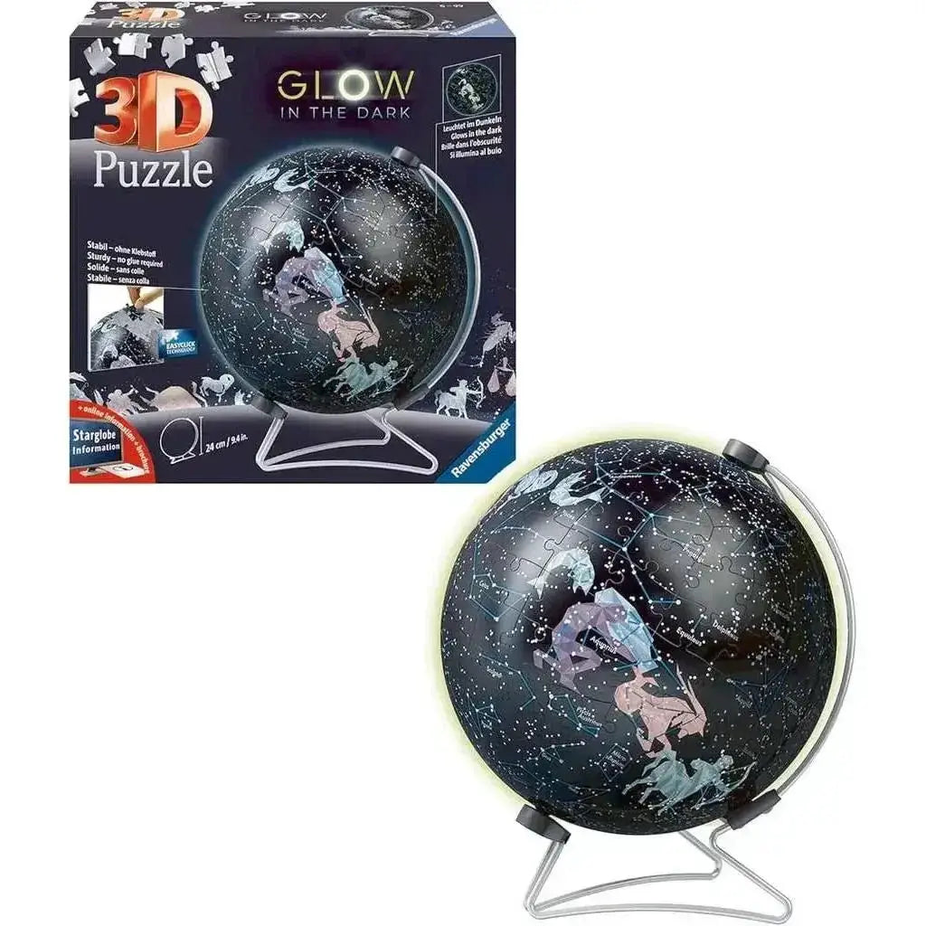 Glow In The Dark 3D Jigsaw Globe Puzzle For Astronomy - ToylandEU