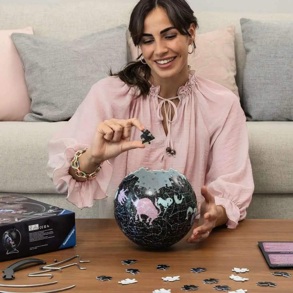 Glow In The Dark 3D Jigsaw Globe Puzzle For Astronomy - ToylandEU