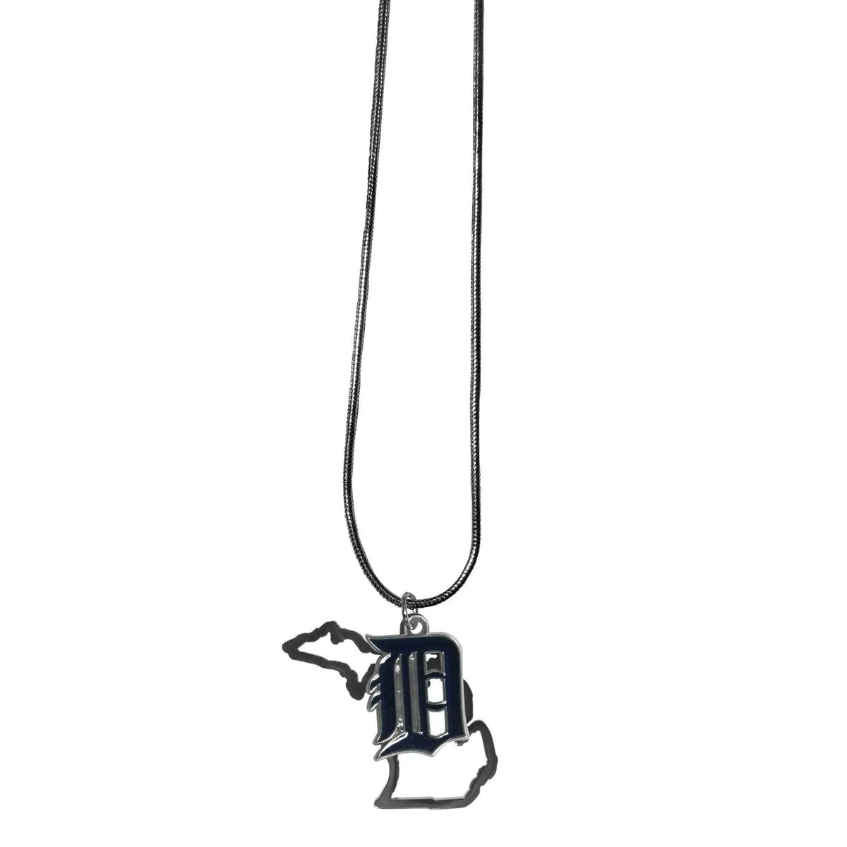  Detroit Tigers State Shape Necklace With Logo Charm 22 Inch -  ToylandEU™