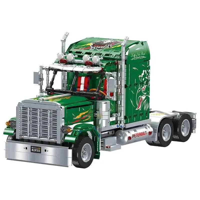  Static Version DIY Trailer Truck Building Block Toy Bricks -  ToylandEU™
