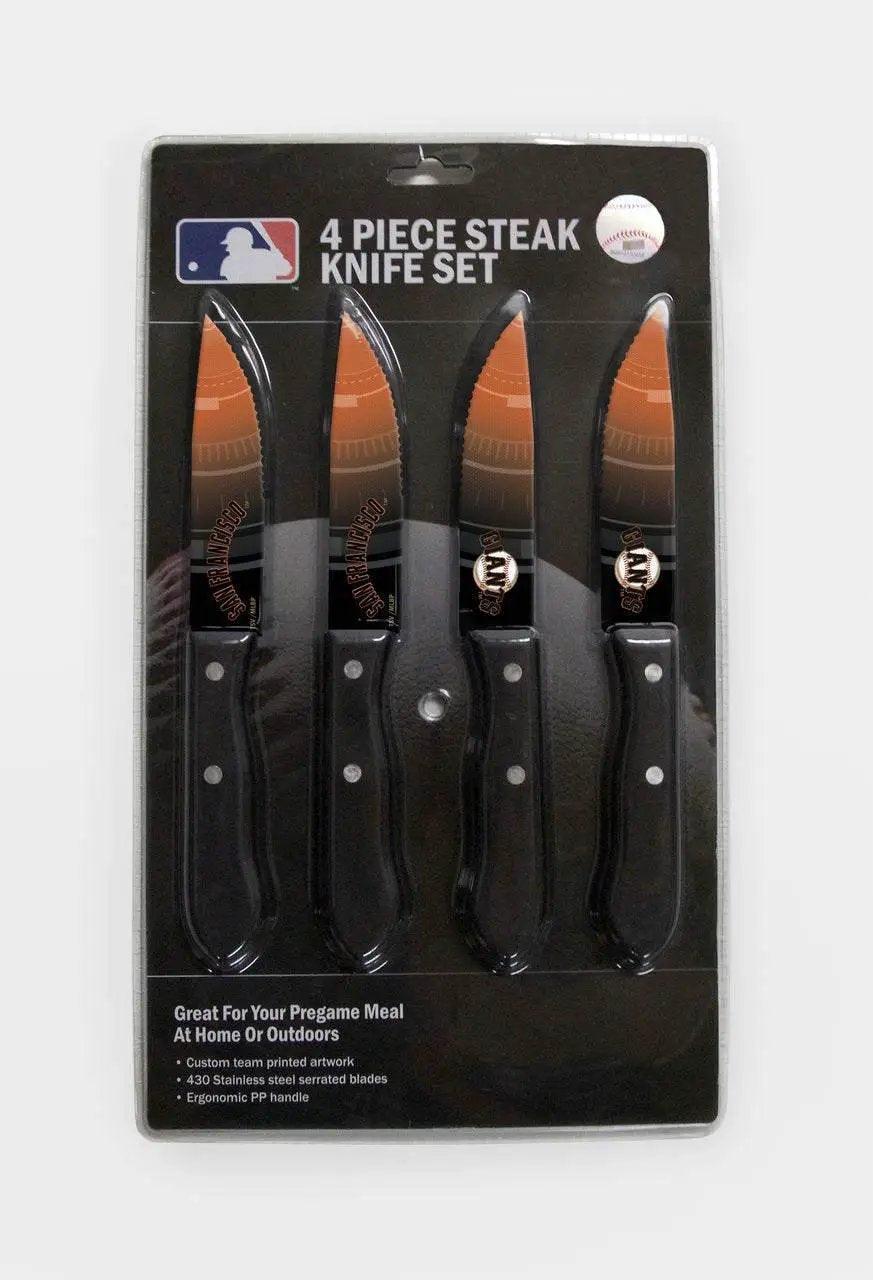  San Francisco Giants Stainless Steel Steak Knife Set 4 Pack -  ToylandEU™