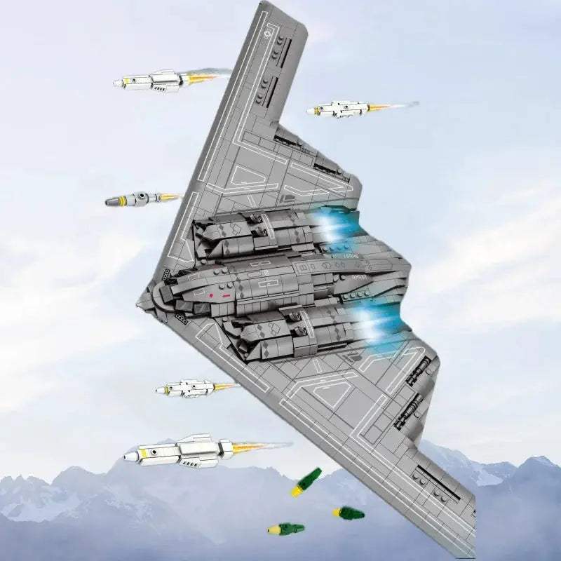 Stealth Bomber Building Blocks Set 2063 Pieces Lego Compatible - ToylandEU