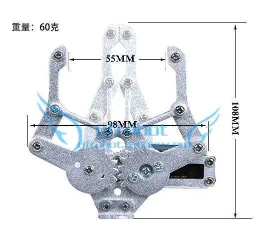 Steam DIY 6 DOF Robot Arm Claw Kit with Wireless PS2 Control -  -  ToylandEU™