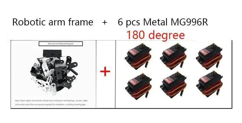  Steam DIY 6 DOF Robot Arm Claw Kit with Wireless PS2 Control -  -  ToylandEU™