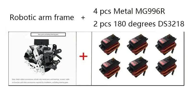  Steam DIY 6 DOF Robot Arm Claw Kit with Wireless PS2 Control -  -  ToylandEU™