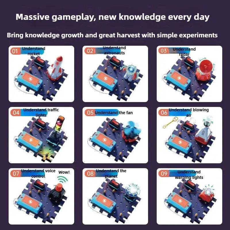 Steam Electronic Building Blocks Circuit Kit For Hands On Learning - ToylandEU