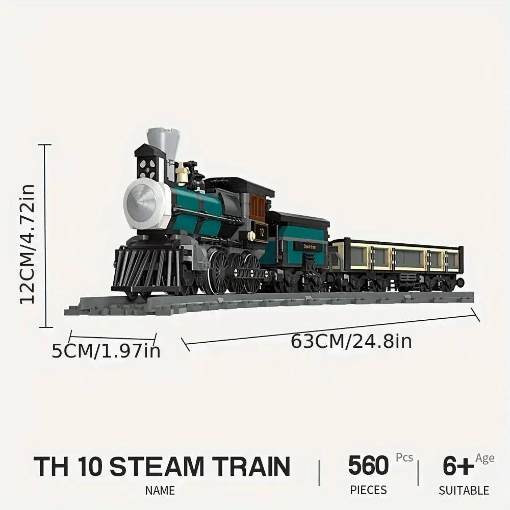  Steam Train Building Blocks Set Premium For Kids Gift -  ToylandEU™