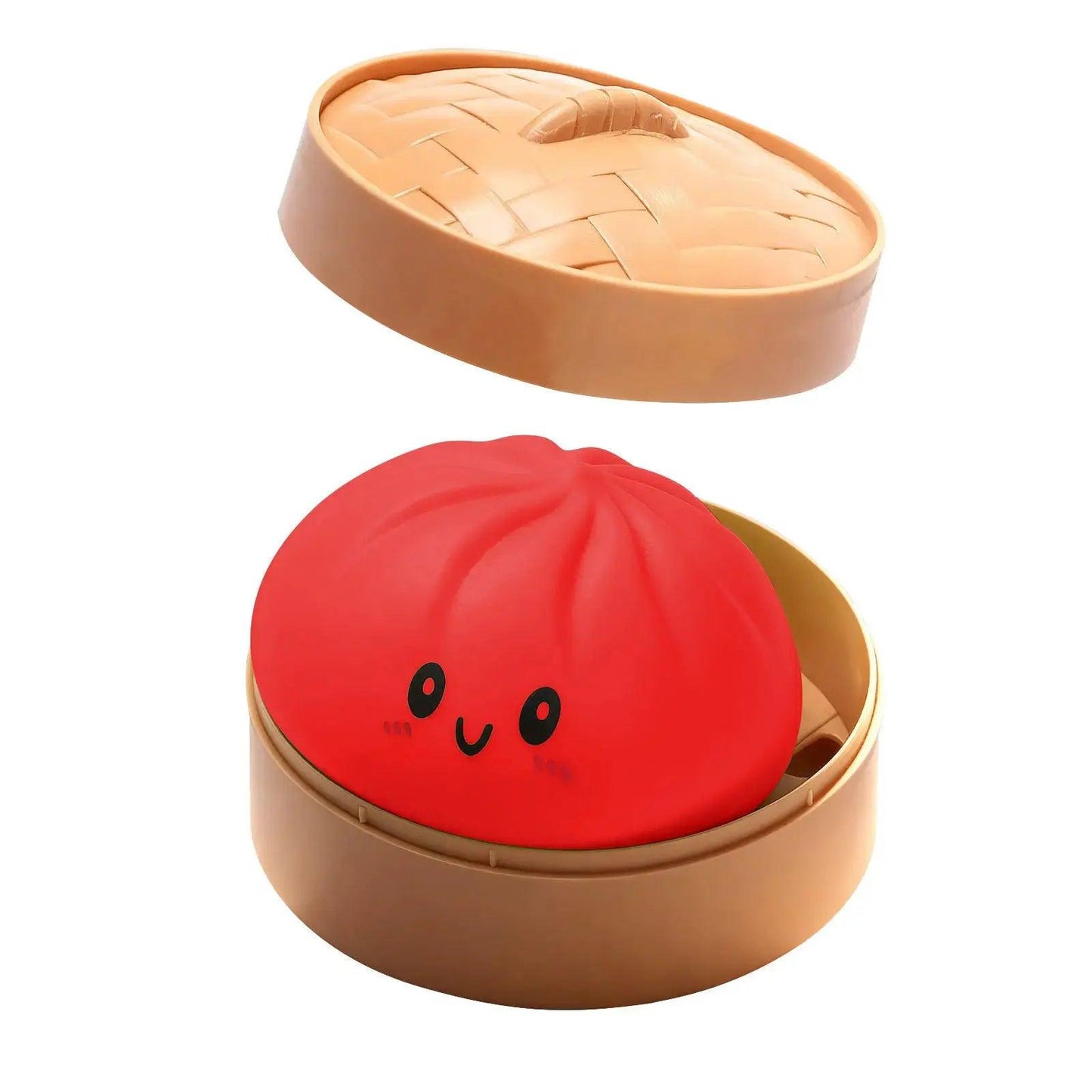  Steamed Bun Squishy Toy Steamer Box Stress Relief -  ToylandEU™