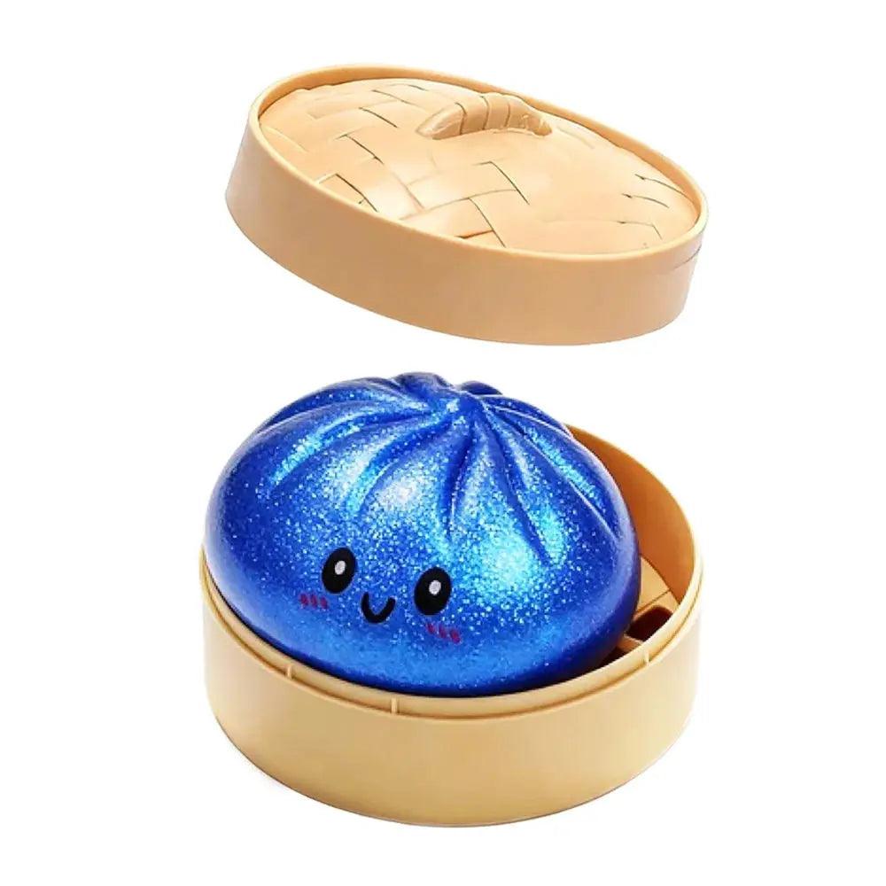  Steamed Bun Squishy Toy Steamer Box Stress Relief -  ToylandEU™