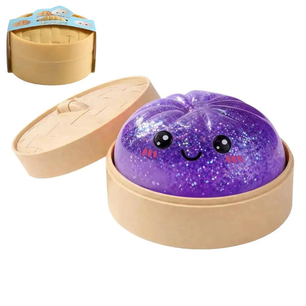 Steamed Bun Squishy Toy Steamer Box Stress Relief -  ToylandEU™